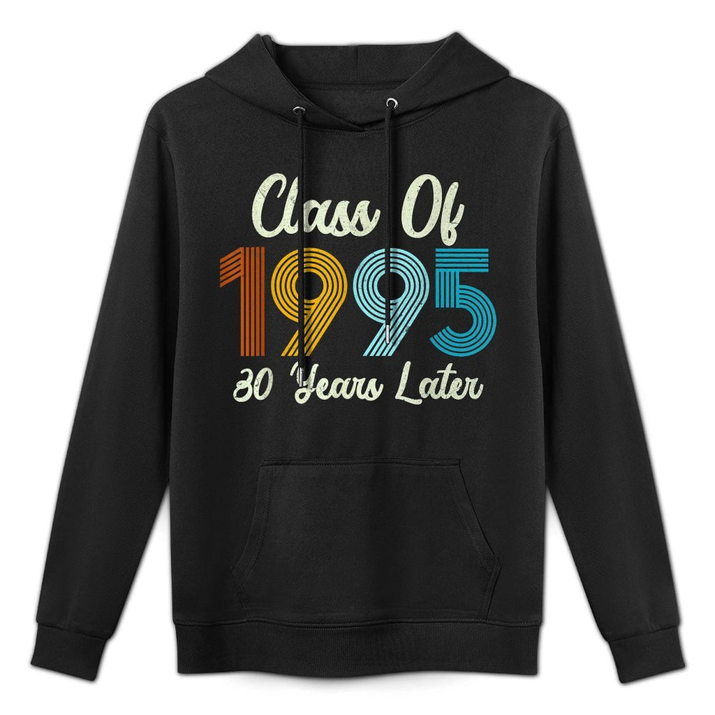 Vintage Class of 1995 Reunion 30th Years Alumni Classmates Unisex Design Hoodie