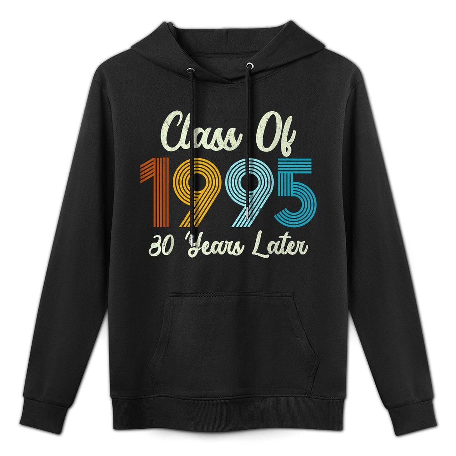 Vintage Class of 1995 Reunion 30th Years Alumni Classmates Unisex Design Hoodie