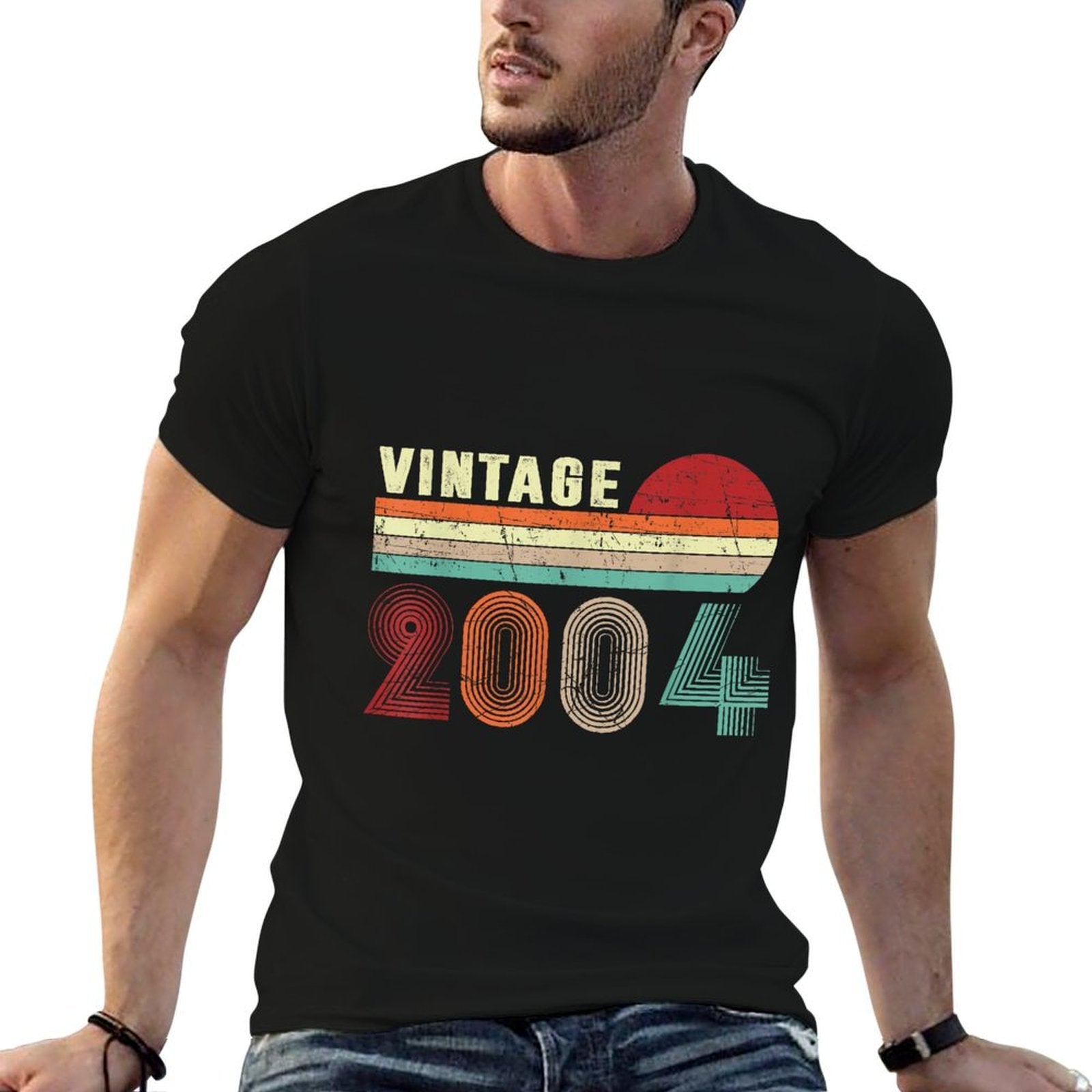 Vintage 2004 Funny 21 Years Old Men Women 21st Birthday Comfortable T-Shirt