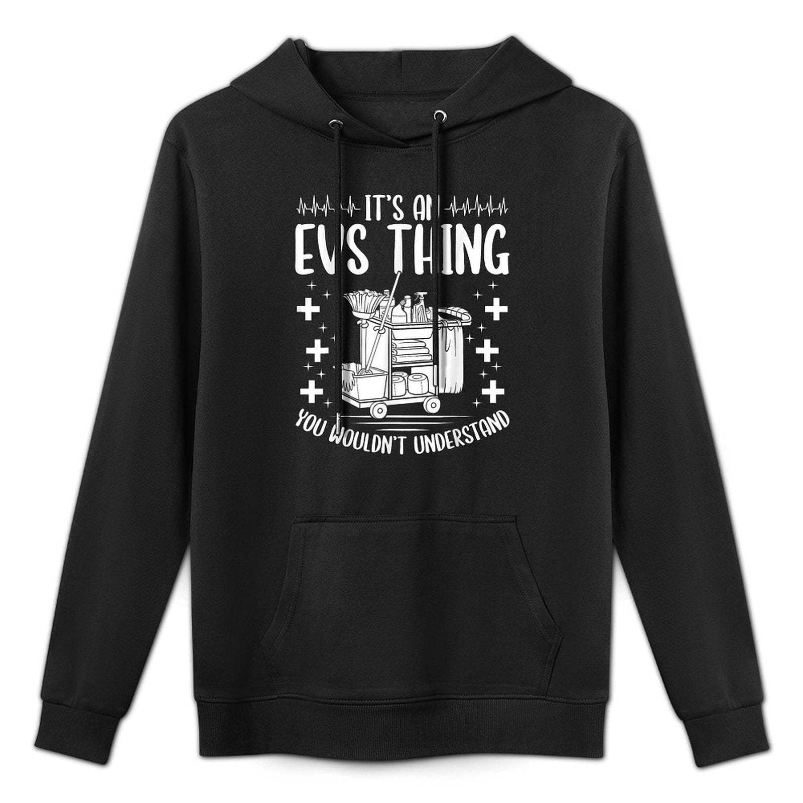 EVS Operator EVS Technician Badge Buddy EVS Tech Essentials Relaxed Fit Hoodie