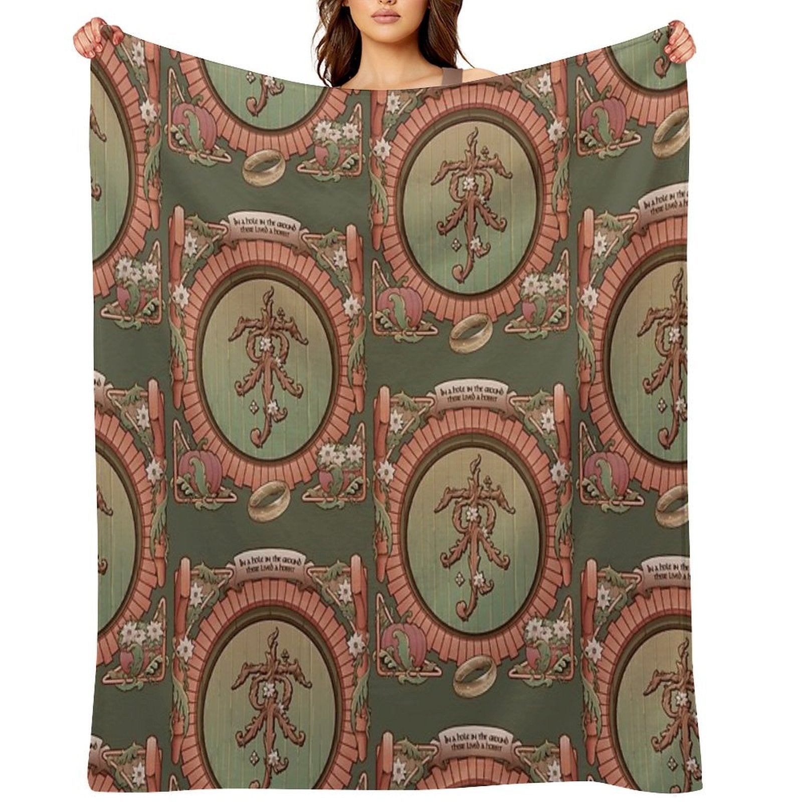 A Hole In The Ground Travel-friendly Throw Blanket