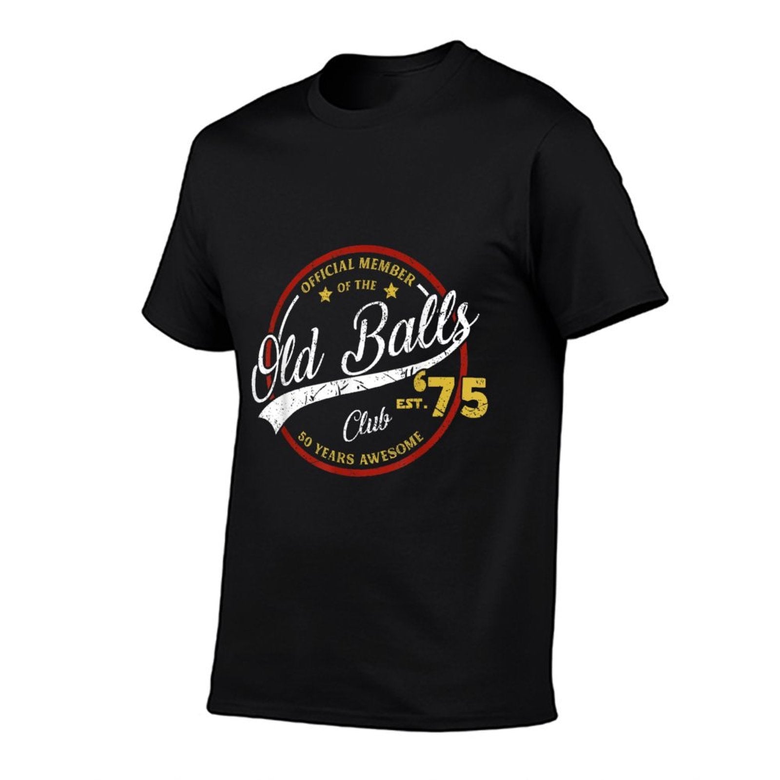Vintage 50th Birthday Old Balls Club 1975 for Old Man  Lightweight T-Shirt