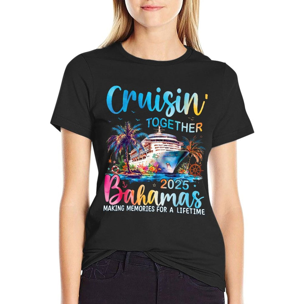 Cruisin Together Bahamas 2025 Family Cruise Bahamas Vacation  Versatile T-Shirt
