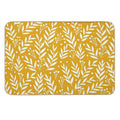 Cute Branches - Yellow Ochre  Pet-Safe Bath Mat