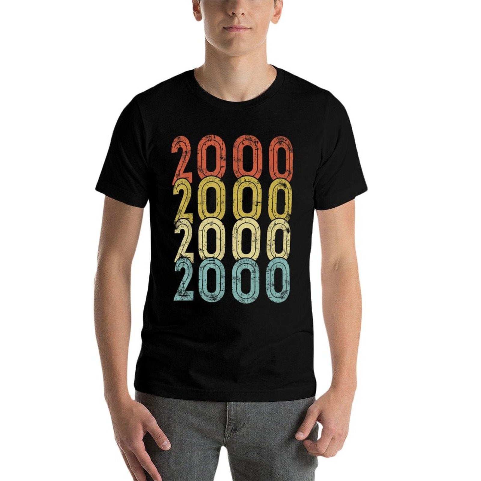 25 Year Old Birthday Vintage 2000 25th Birthday  Odor-resistant T-Shirt