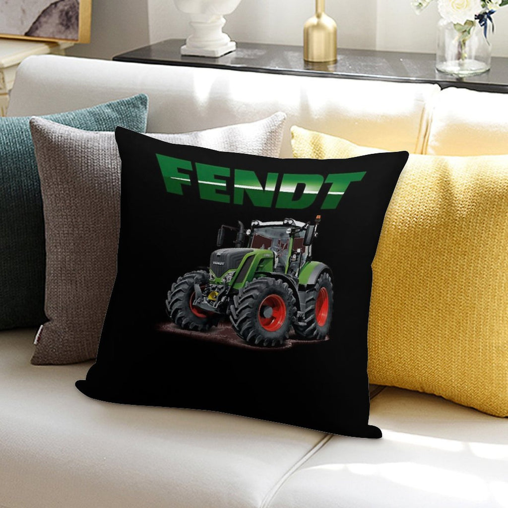 Fendt German Tractors Soft Short Plush Fabric Throw Pillow