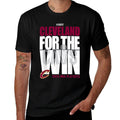NBA Official Cleveland Cavaliers For The Win 2025 Playoffs  Easy-care T-Shirt