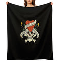 Ed Hardy Love Kills Slowly Machine-washable Throw Blanket
