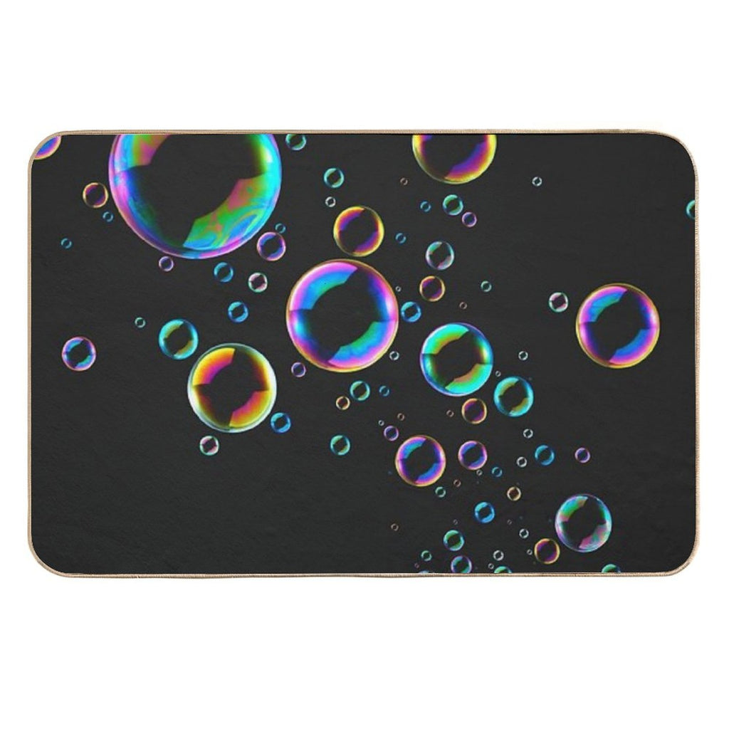 Colorful Bubbles  Slip-Resistant Bath Mat