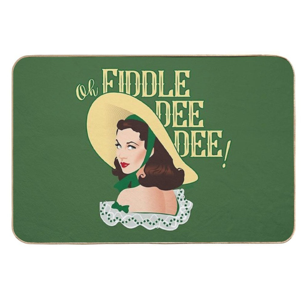 Fiddle-dee-dee! Durable Bath Mat