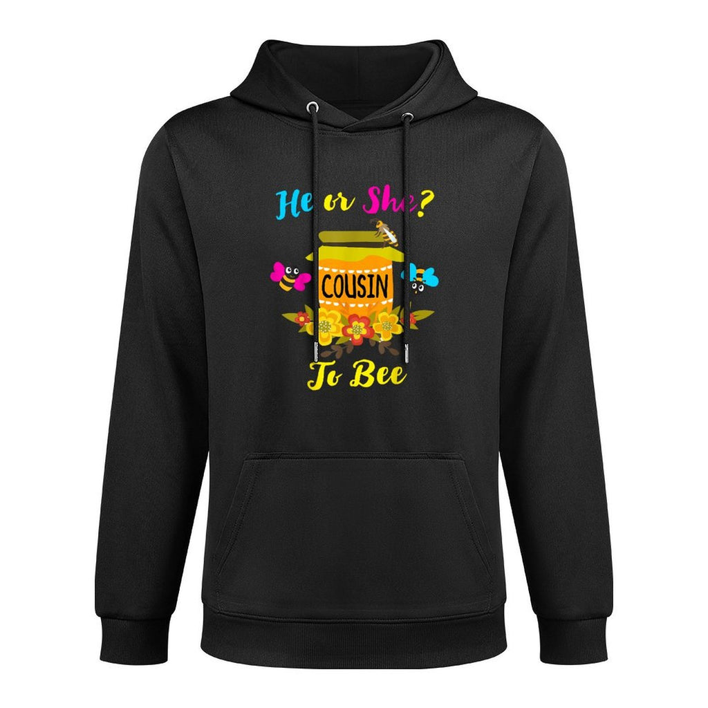Gender Reveal What Will It Bee He Or She Cousin To Bee Funny Moisture-Wicking Hoodie