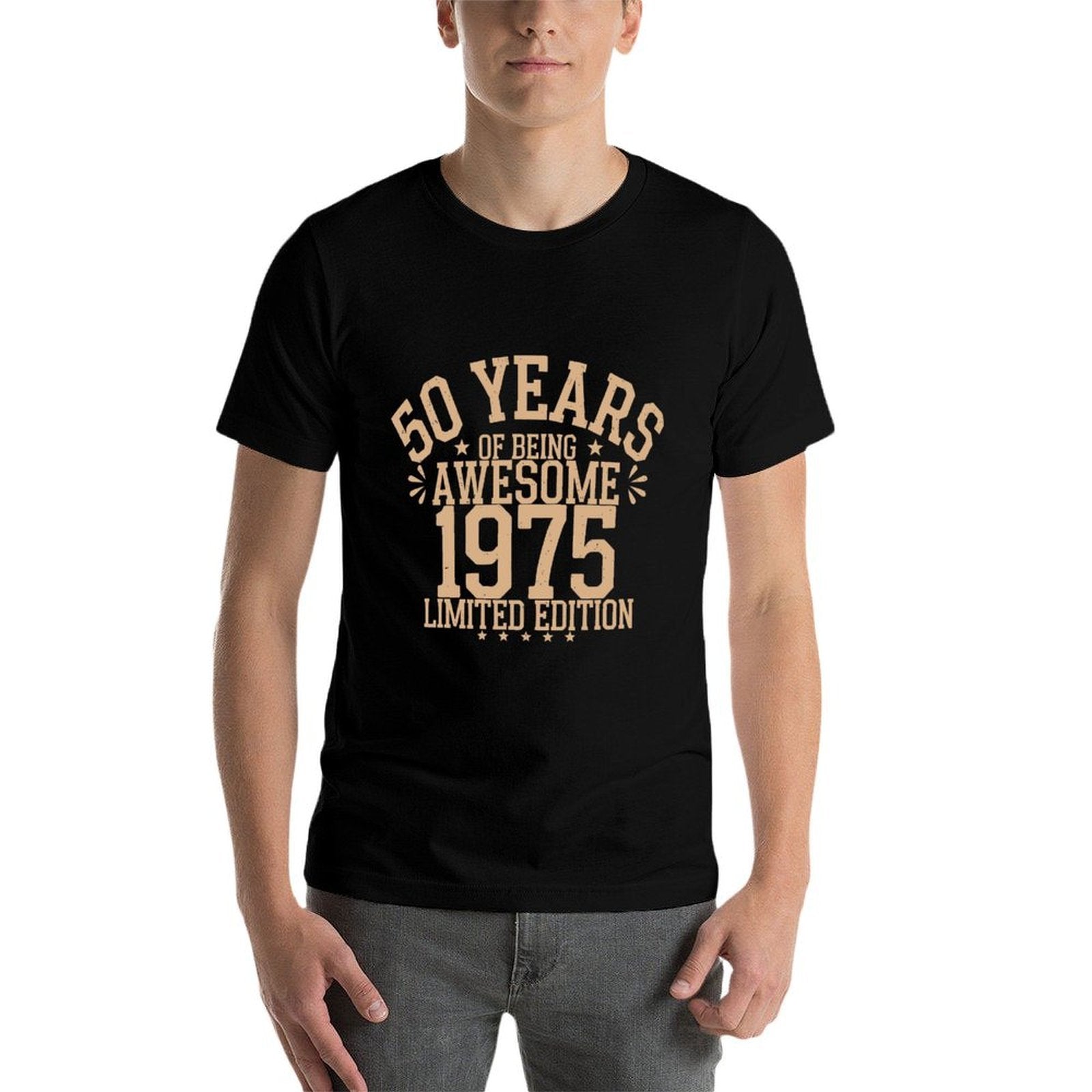 50 Year Birthday Decorations Men Gag 50yr 1975 50th Birthday  Soft T-Shirt