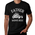Father Mows Best Funny Riding Mower  Breathable T-Shirt