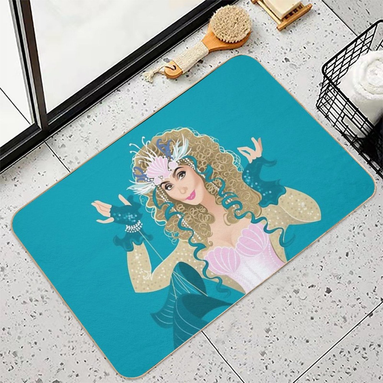 Mrs. Flax  Stain-Proof Bath Mat