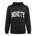 Ninety Minimalist 90th Birthday Design 90-Year-Old Adjustable Hood Hoodie