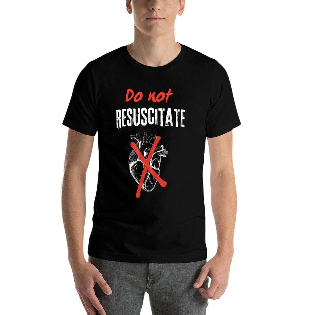 Funny Meme Do Not Resuscitate Teess Womens Joke Tees Comfortable T-Shirt
