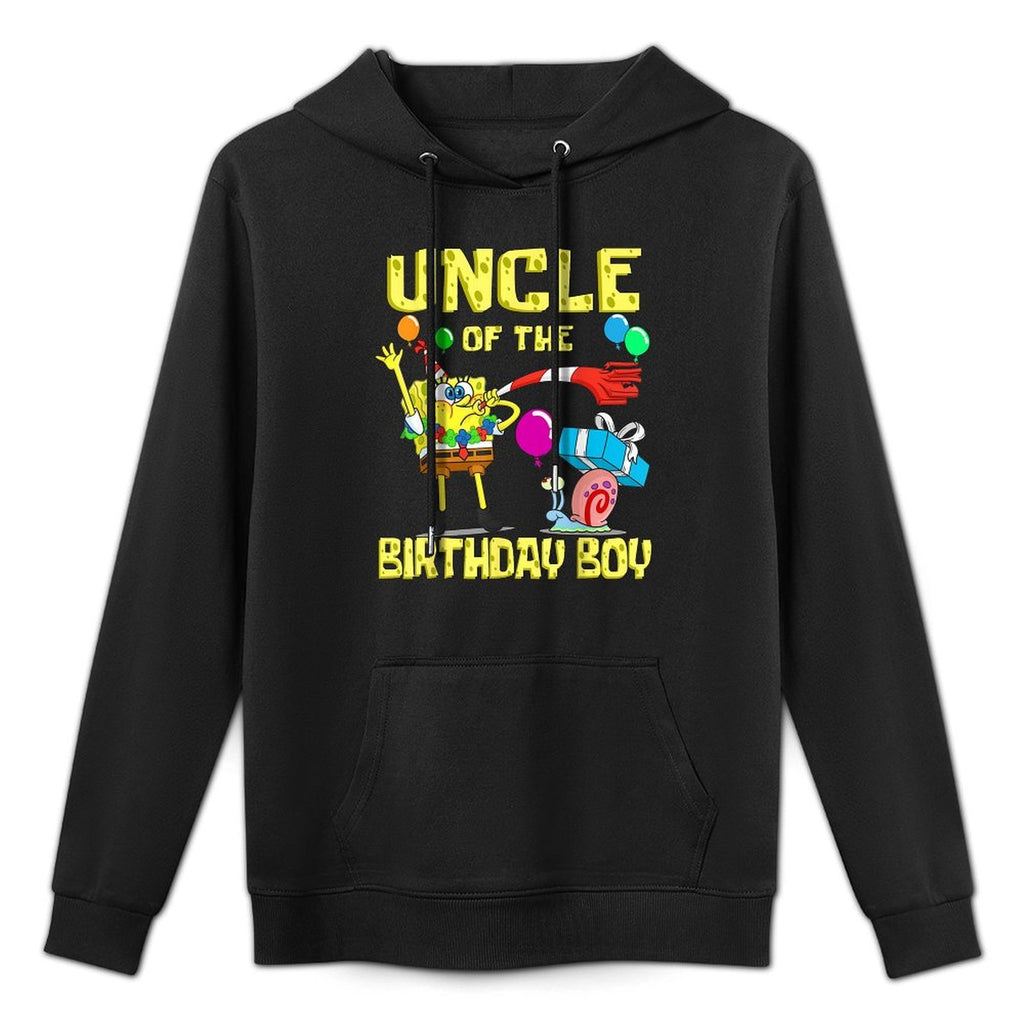 Mademark X SpongeBob SquarePants - SpongeBob Uncle of The Birthday Boy Theme Party All-Day Comfort Hoodie