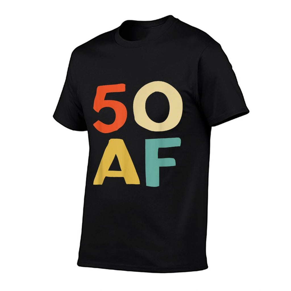 50 AF Retro Vintage - Funny 50th Birthday Gift T  Lightweight T-Shirt