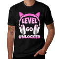 Level 60 Unlocked Video Games Lover 60th Birthday  Versatile T-Shirt
