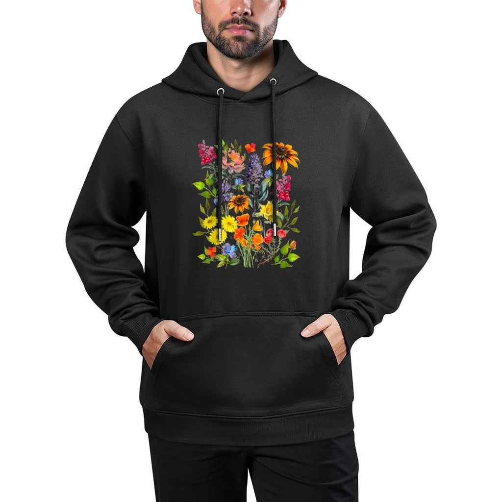 Wildflower Flower Aesthetic Cute Botanical Floral Botanical Unisex Design Hoodie