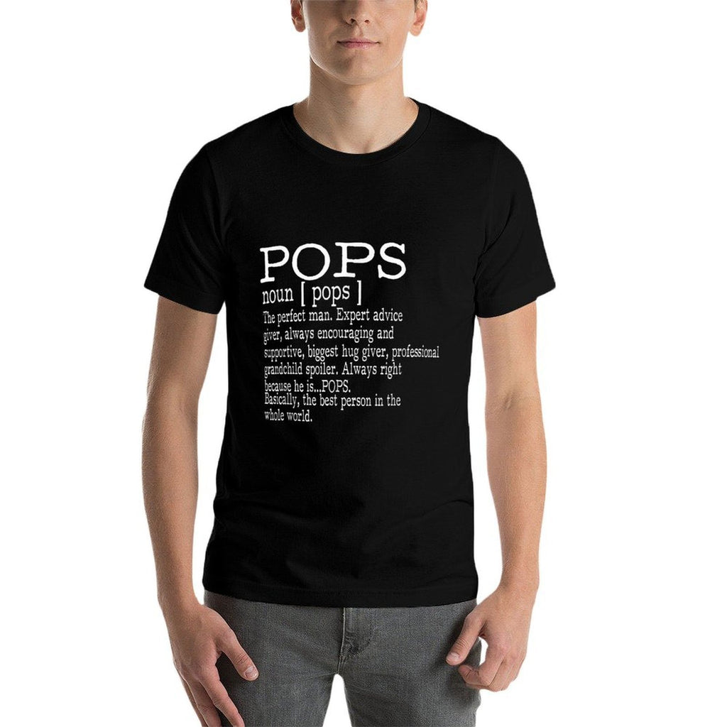 Pops Definition Grandpa Father's Day Gifts - Men  Lightweight T-Shirt