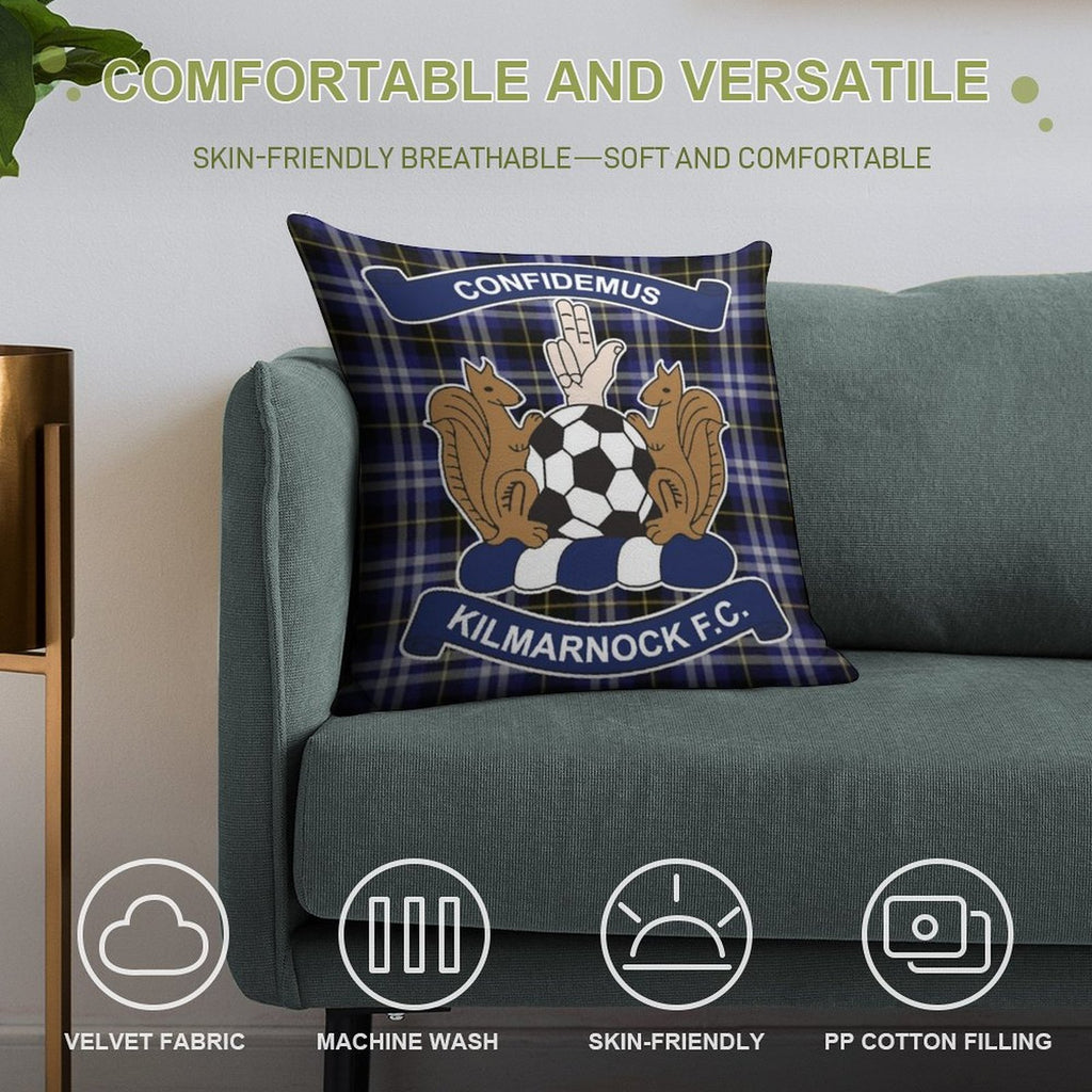 Killie Tartan Soft Durable Construction Throw Pillow