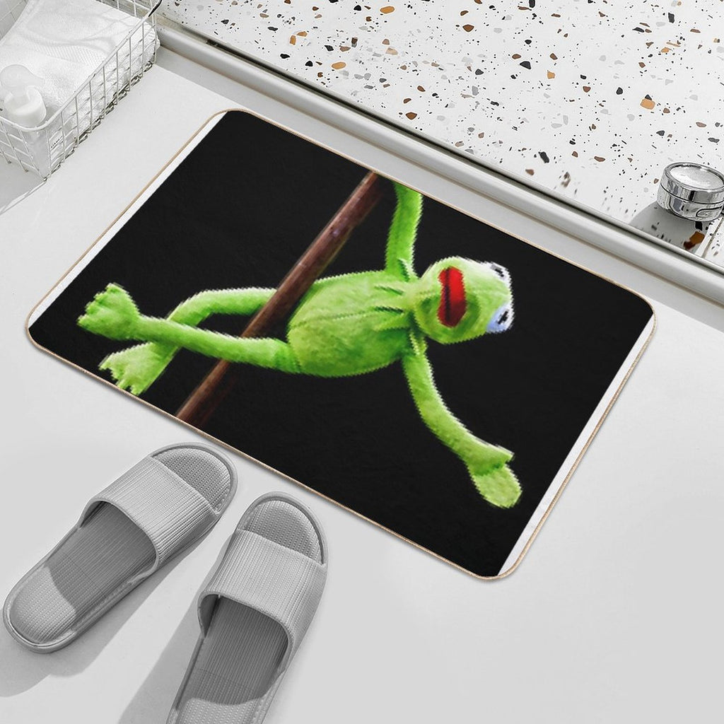 Kermit Pole Dancing  Non-Slip Bath Mat