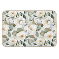 Floral Pattern. Colorful Flowers.  Absorbent Bath Mat