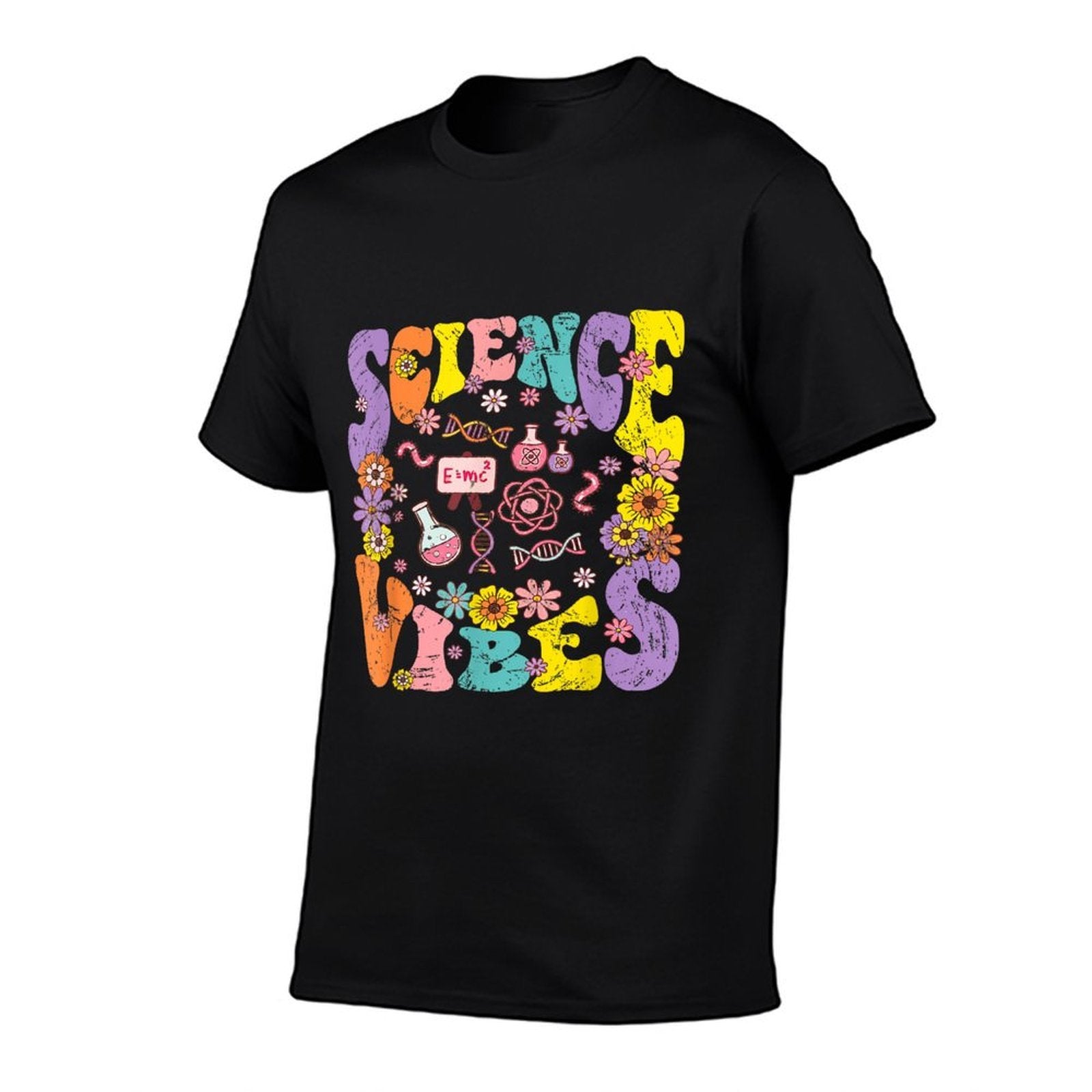 Science Vibes Retro 1st Day of Back To School Groovy Teacher  Moisture-wicking T-Shirt