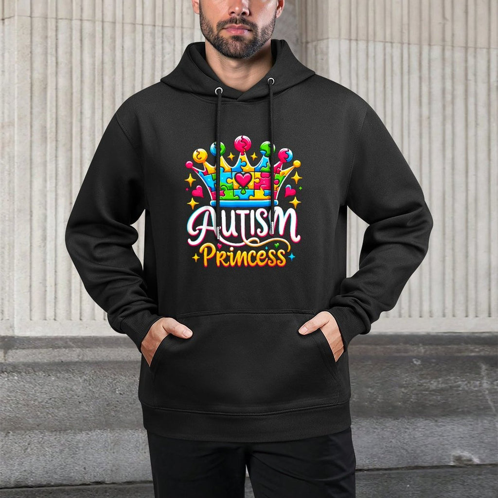 Autism Princess Autism Awareness Queen Girl Pilling-Resistant Hoodie