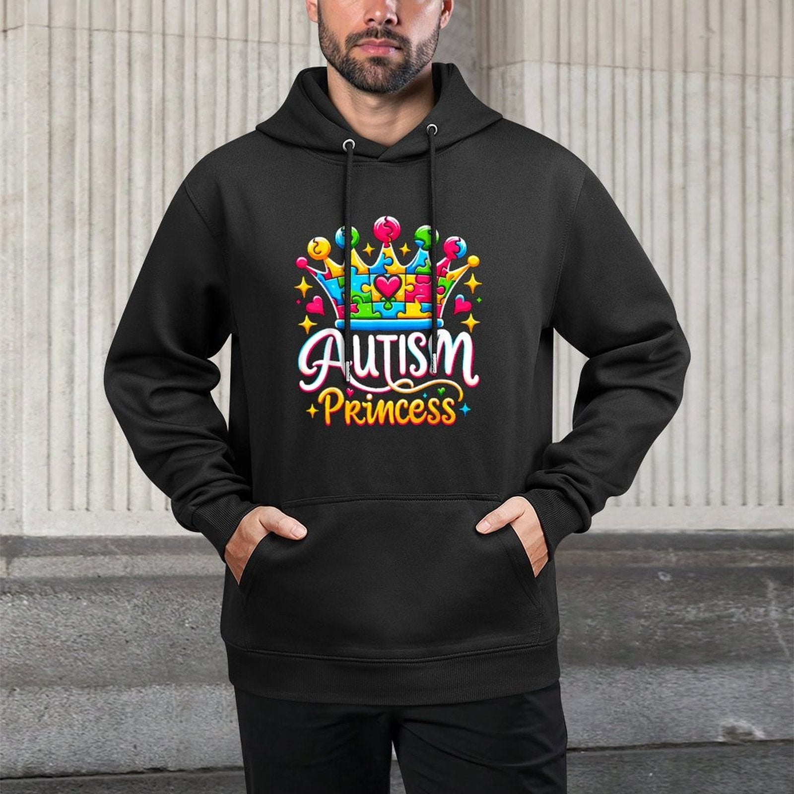Autism Princess Autism Awareness Queen Girl Pilling-Resistant Hoodie