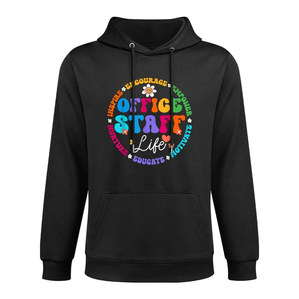 School Secretary Admin Appreciation Front Office Staff Life Relaxed Fit Hoodie