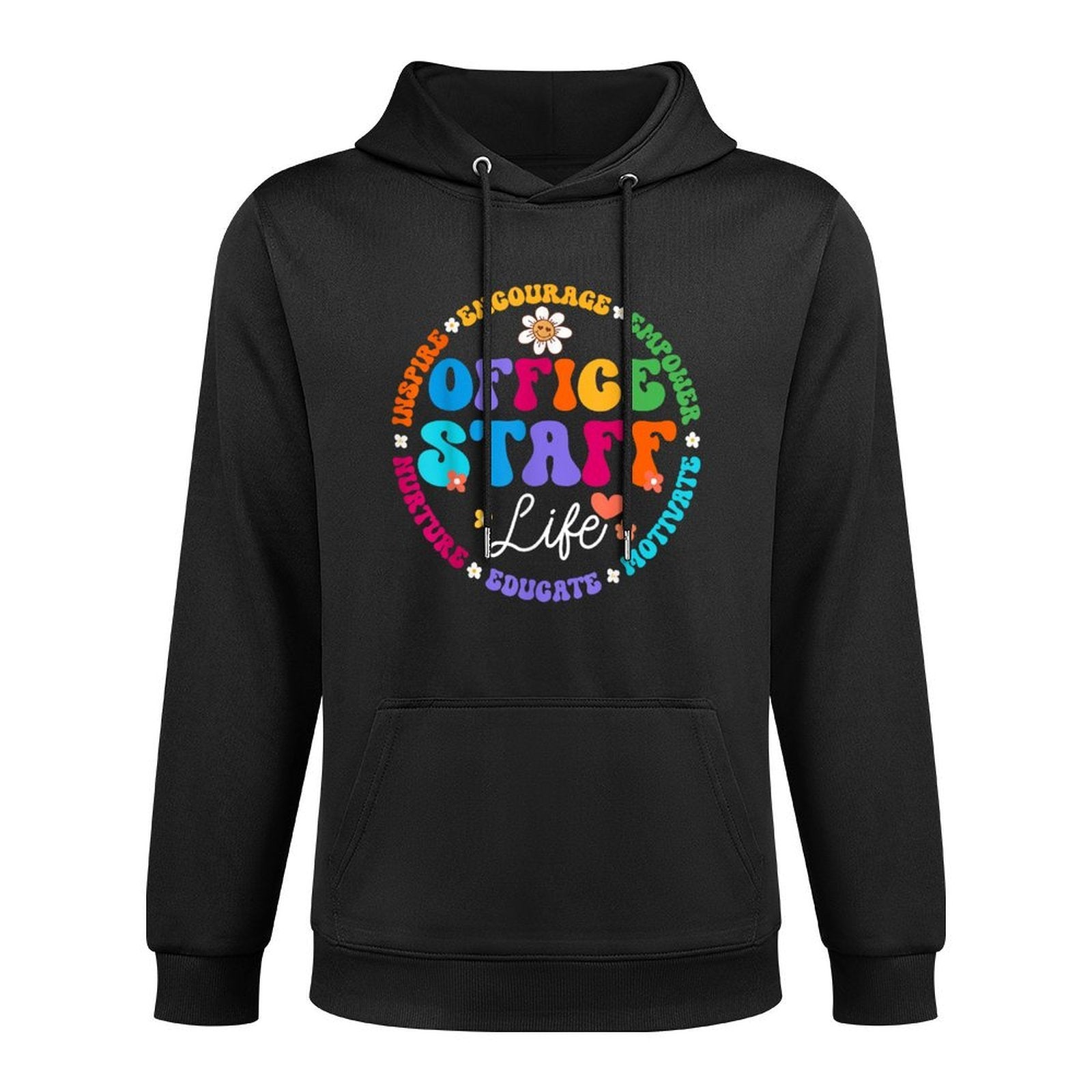 School Secretary Admin Appreciation Front Office Staff Life Relaxed Fit Hoodie