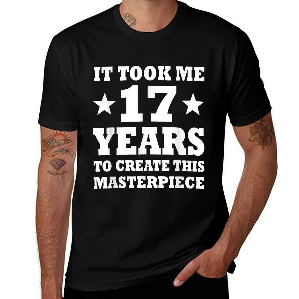 Funny 17th Birthday Gift For-17-Year Oldns Boys Girls  Eco-friendly Material T-Shirt