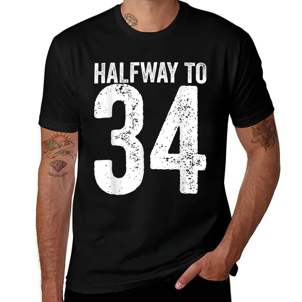 17 Years Old Funny 17th Birthday  Fade-proof Color T-Shirt