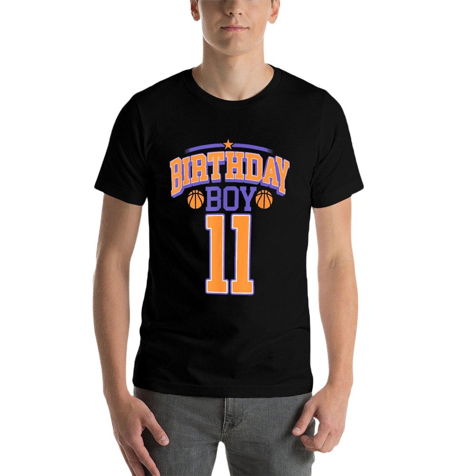 11th Birthday Boy Basketball Lover 11 Years Old Bday  Breathable T-Shirt