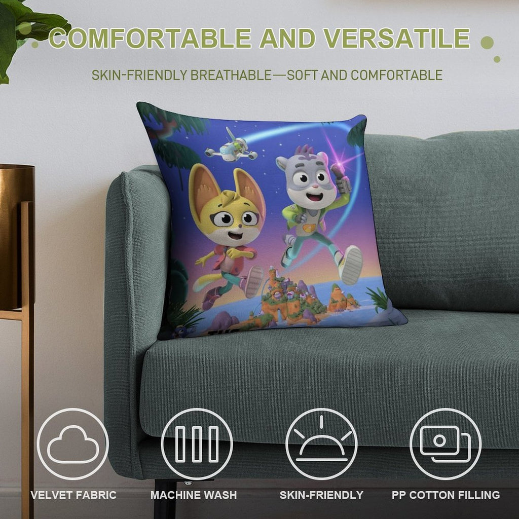 The Creature Cases Soft High-Density Material Throw Pillow