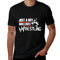 Just A Boy Who Loves Wrestling, Wrestler Wrestle, Fighter 2  Classic T-Shirt