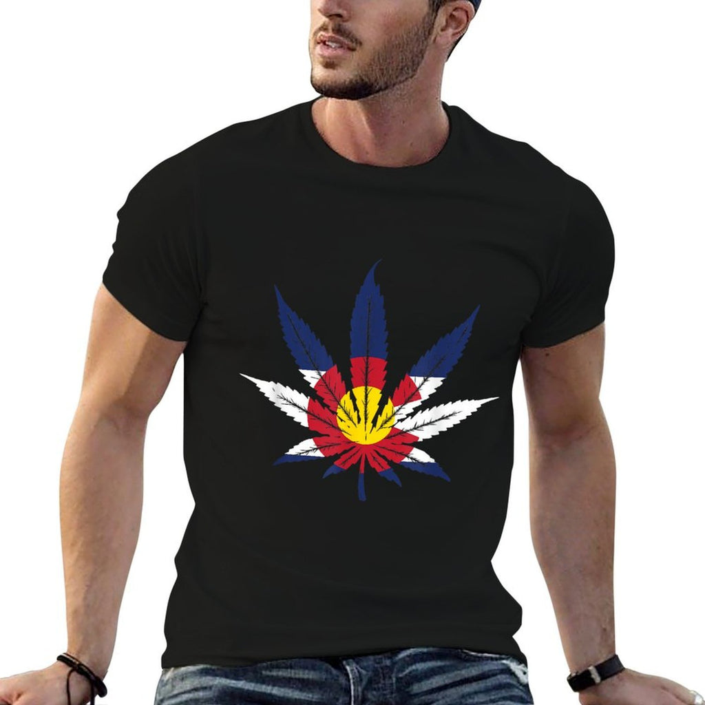Colorado Cannabis Marijuana Weed Leaf CBD Pot 420 Smoking  Classic T-Shirt