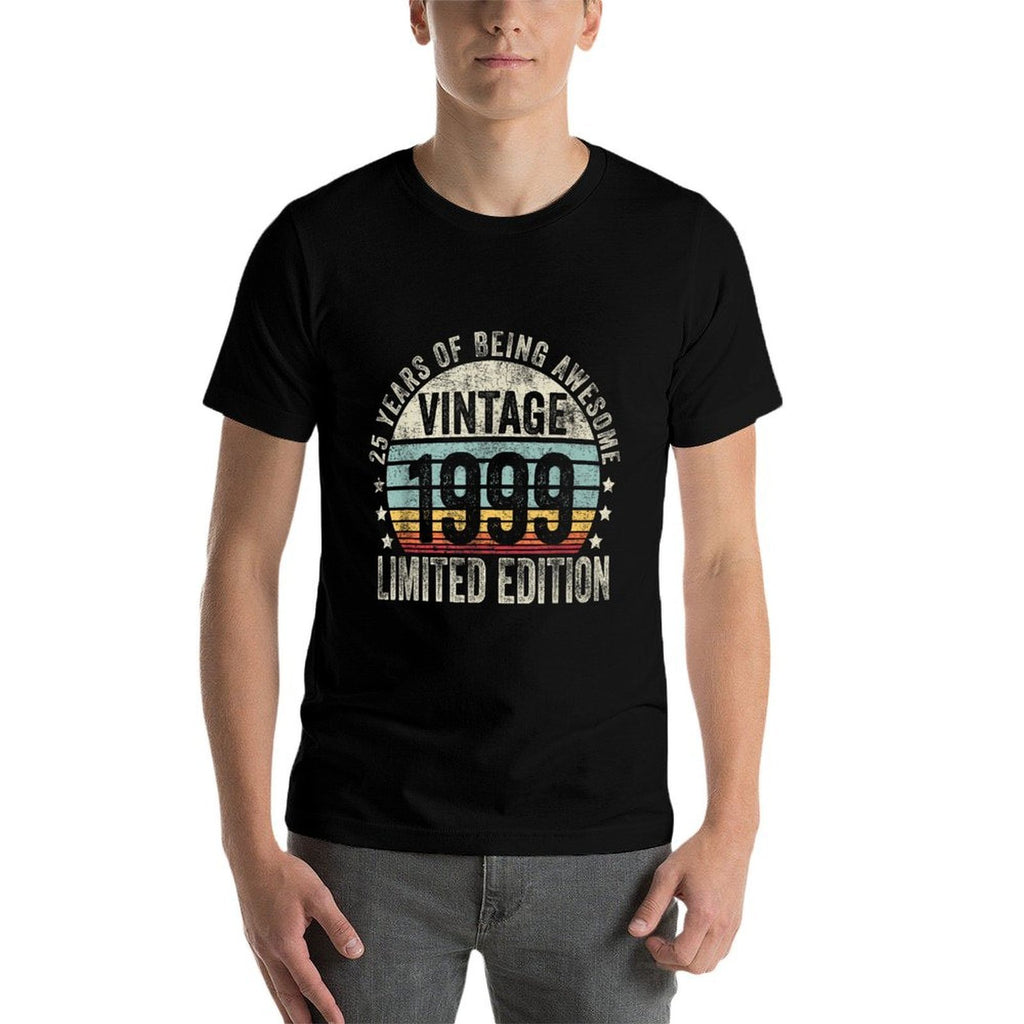 25 Year Old Gifts Vintage 1999 Limited Edition 25th Birthday  Quick-drying T-Shirt