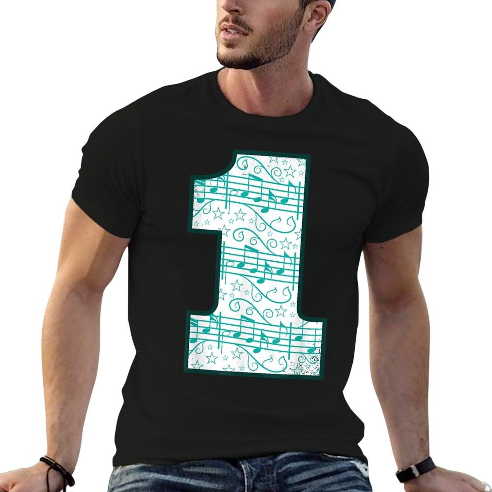 1st Birthday Design - One Year Old - Music Lover  Breathable T-Shirt