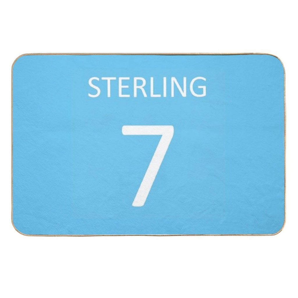 Raheem Sterling Manchester City  Stain-Proof Bath Mat