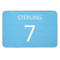 Raheem Sterling Manchester City  Stain-Proof Bath Mat
