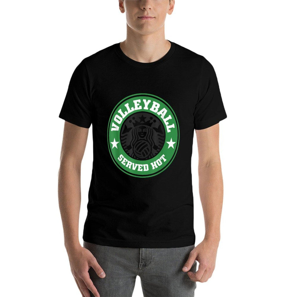 Volleyball Served Hot Sports Athletic  Stretchy T-Shirt