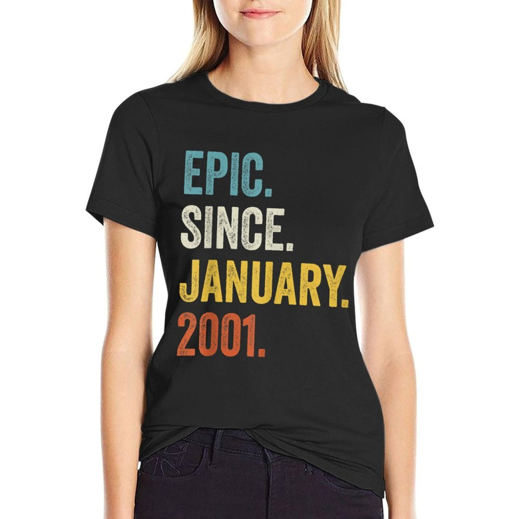 Epic Since January 2001 21st Birthday  Eco-friendly Material T-Shirt