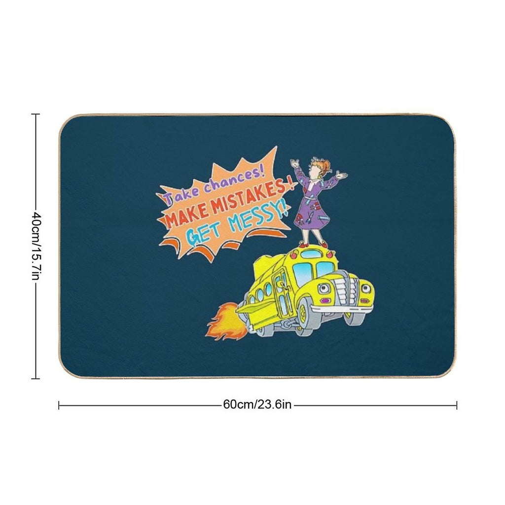 Listen to Miss Frizzle  Toxin-Free Bath Mat