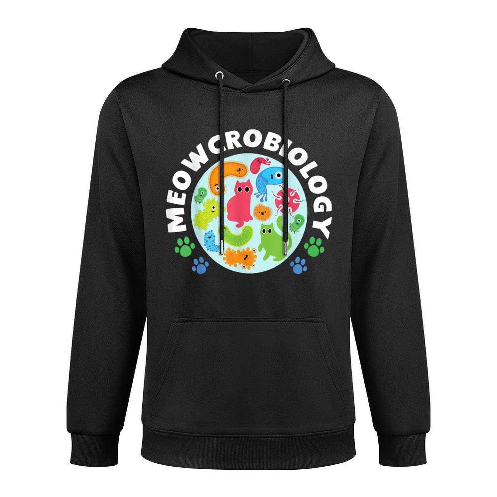 Meowcrobiology Microbiology Cats Science Biology Easy Care Hoodie