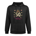 50 And Fabulous, 50 Years Old Women, 50th Birthday Customizable Surface Hoodie