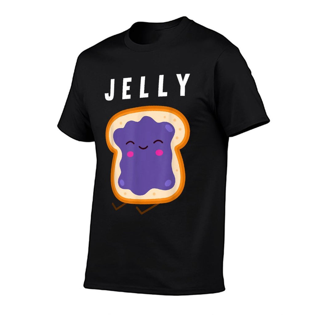 Peanut Butter And Jelly Best Friend Matching  Summer-ready Fabric T-Shirt