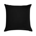 Solid Black Duvet Cover - Noir Bedspread - Plain Skirt, Cushion Socks IPhone Case & Cover , New Style Soft Reinforced Edging Throw Pillow